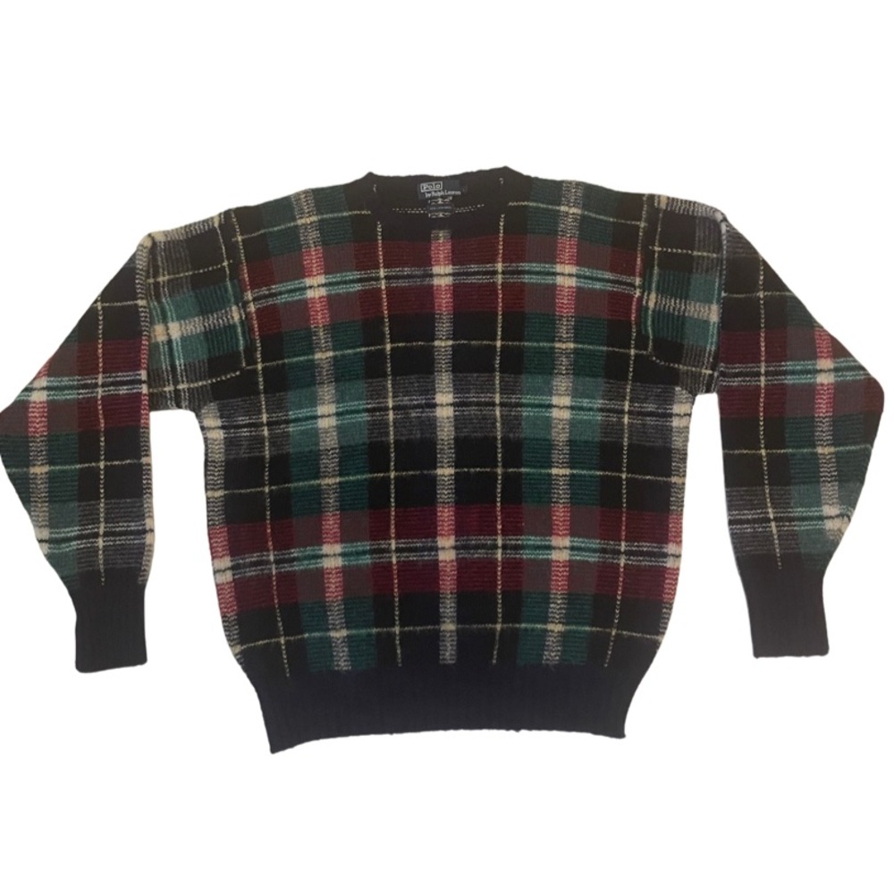 Vintage Polo Ralph Lauren Plaid Sweater